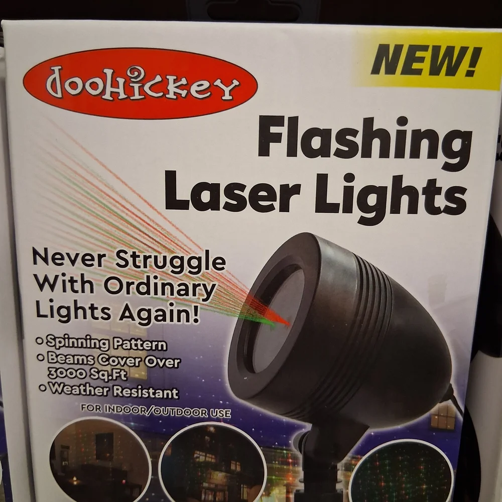 Doohickey Flashing Laser Lights - Black